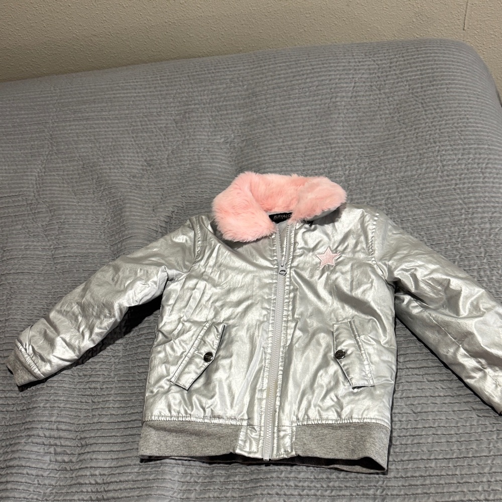 Buffalo David Bitton Pink Fur Collar